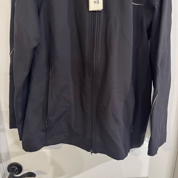 Y-3 adidas Yohji Yamamoto CH1 Knit Shell Full Zip Jacket in Black - Picture 6 of 12